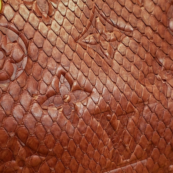 Louis Vuitton Framboise Python Speedy Bandouliere 20 Bag w/ Strap - Picture 6 of 6